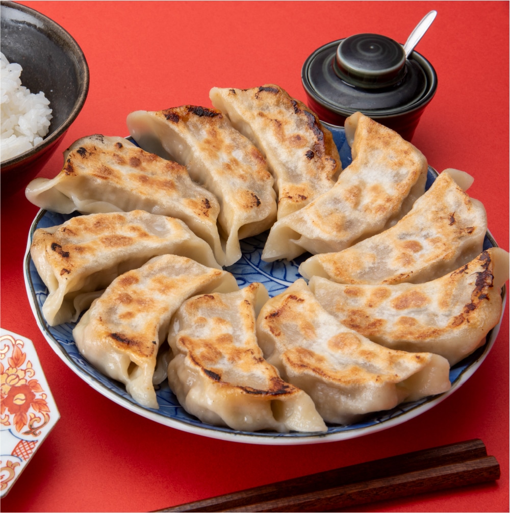 厳選素材とモチモチ皮の本当に美味しい餃子（よだれ餃子）