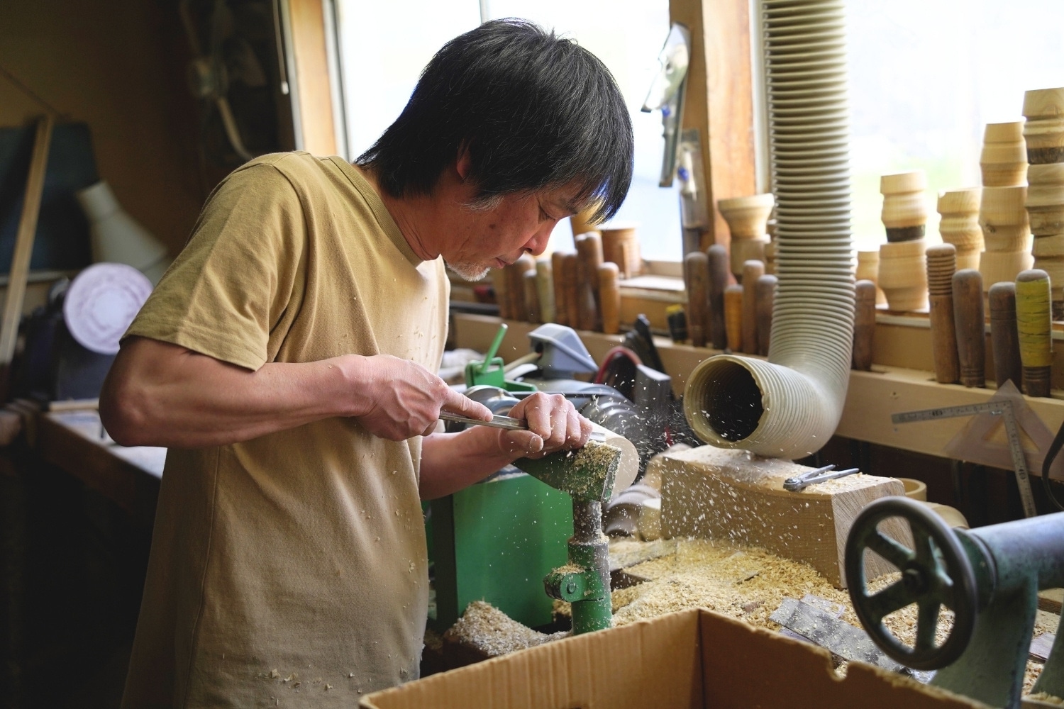 北海道 高橋工芸 木工 作家 製作過程