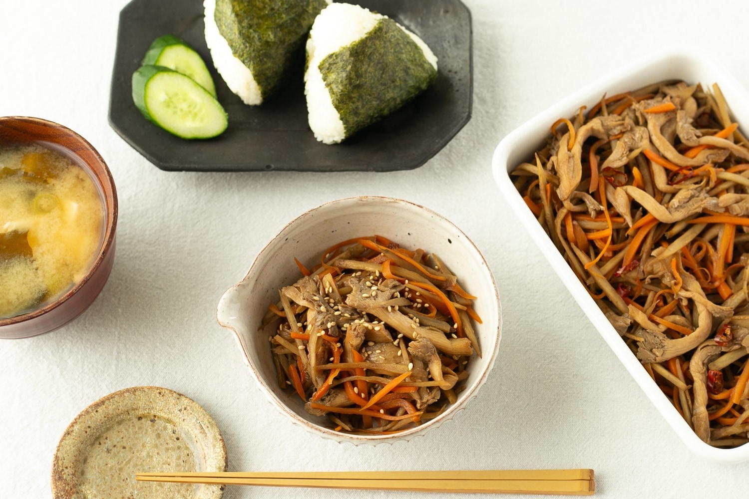 北海道 タモギダケ 水煮 きんぴらごぼう