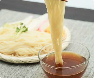 【コシがあってうまい！】津村製麺生ひやむぎ・生うどんセット