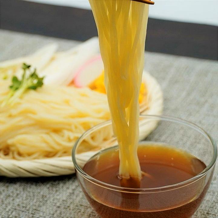 【コシがあってうまい！】津村製麺生ひやむぎ・生うどんセット