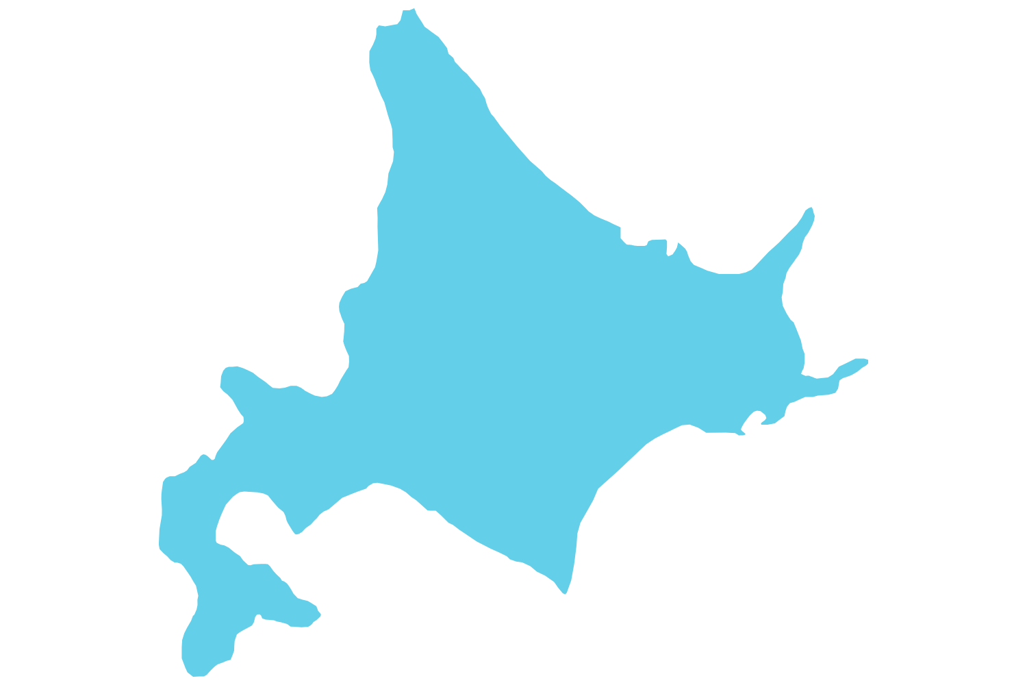 北海道のイラスト