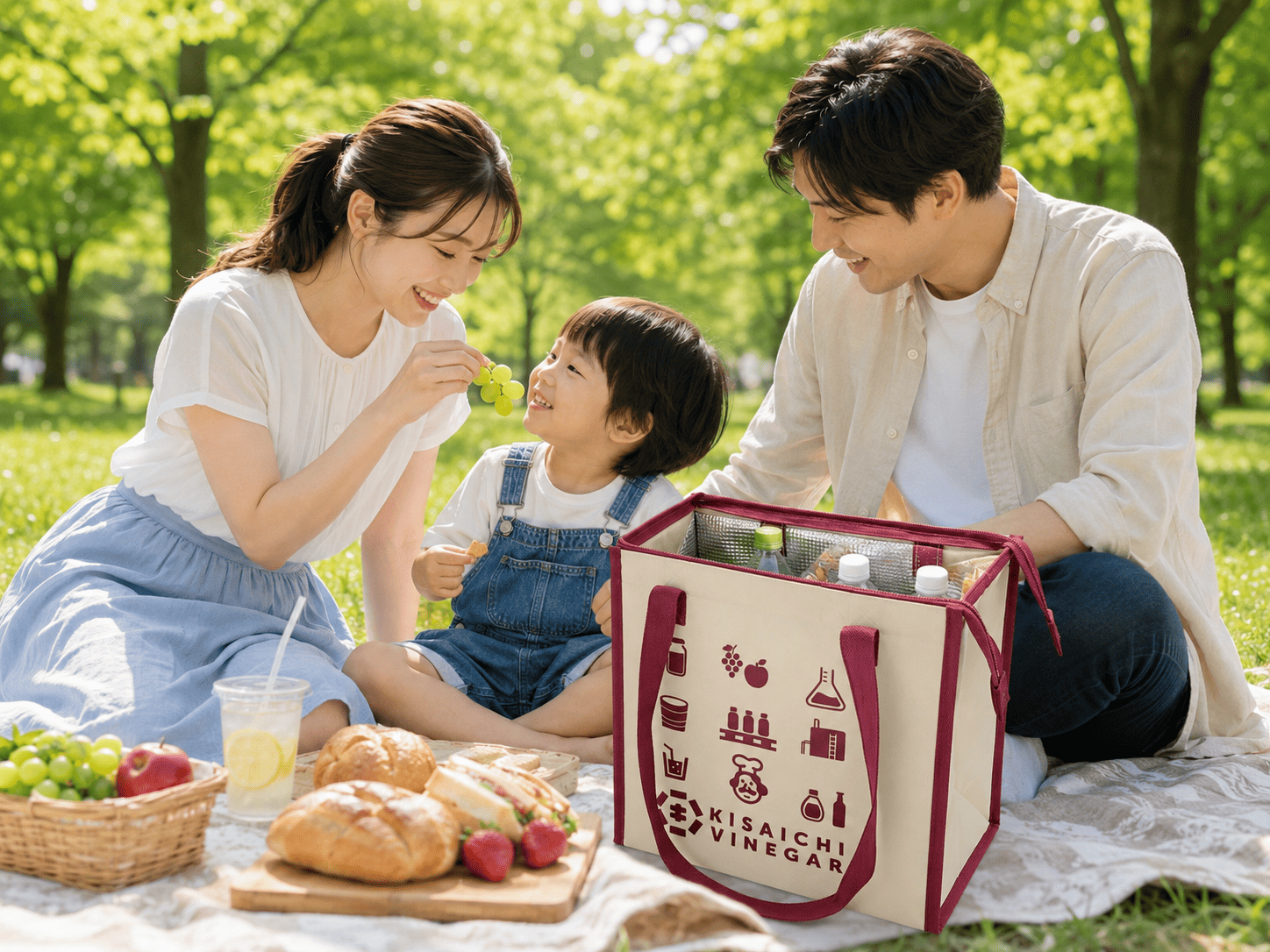 家族でピクニック