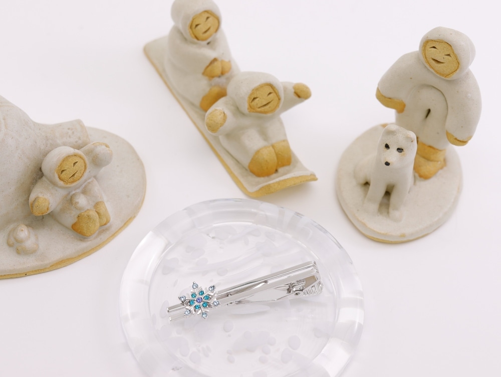 雪の結晶 タイピン | 北一硝子 まごころお届け便