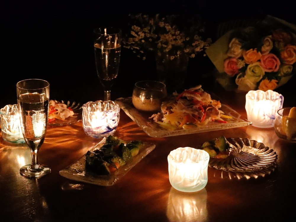 天の川 八寸皿 クリスタル館 Crystal 北一硝子 まごころお届け便