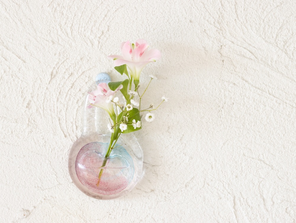 壁掛け一輪小 カントリー Country 北一硝子 まごころお届け便