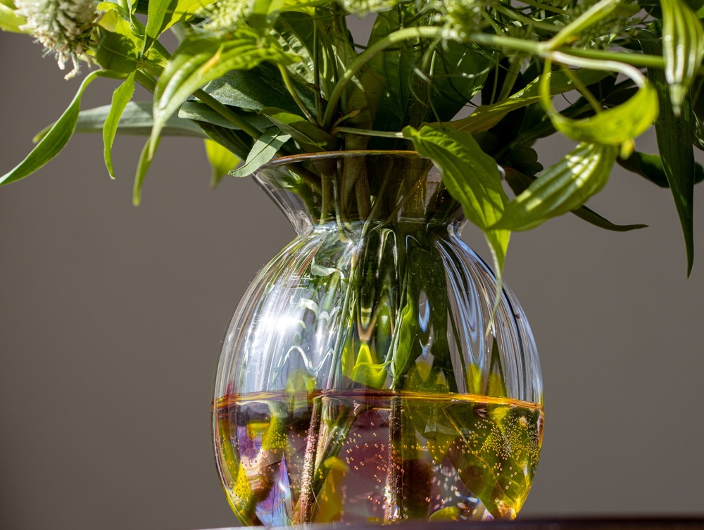 花涼み 花器 大 カントリー Country 北一硝子 まごころお届け便