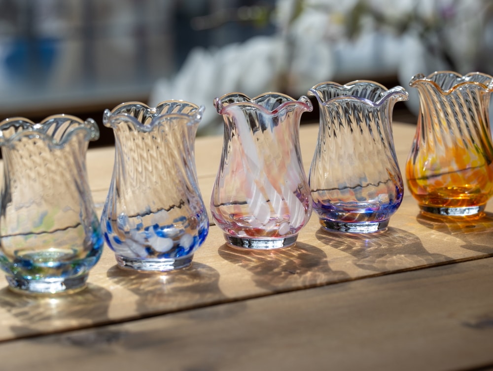 サンシャイン 花縁花器 | 北一硝子 まごころお届け便