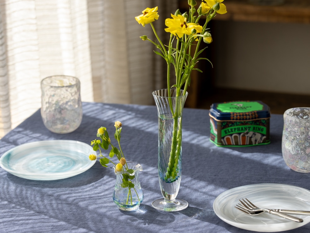 サンシャイン 花縁花器 | 北一硝子 まごころお届け便