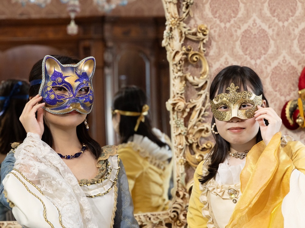 ヴェネツィアンマスク ネコ | 北一硝子 まごころお届け便