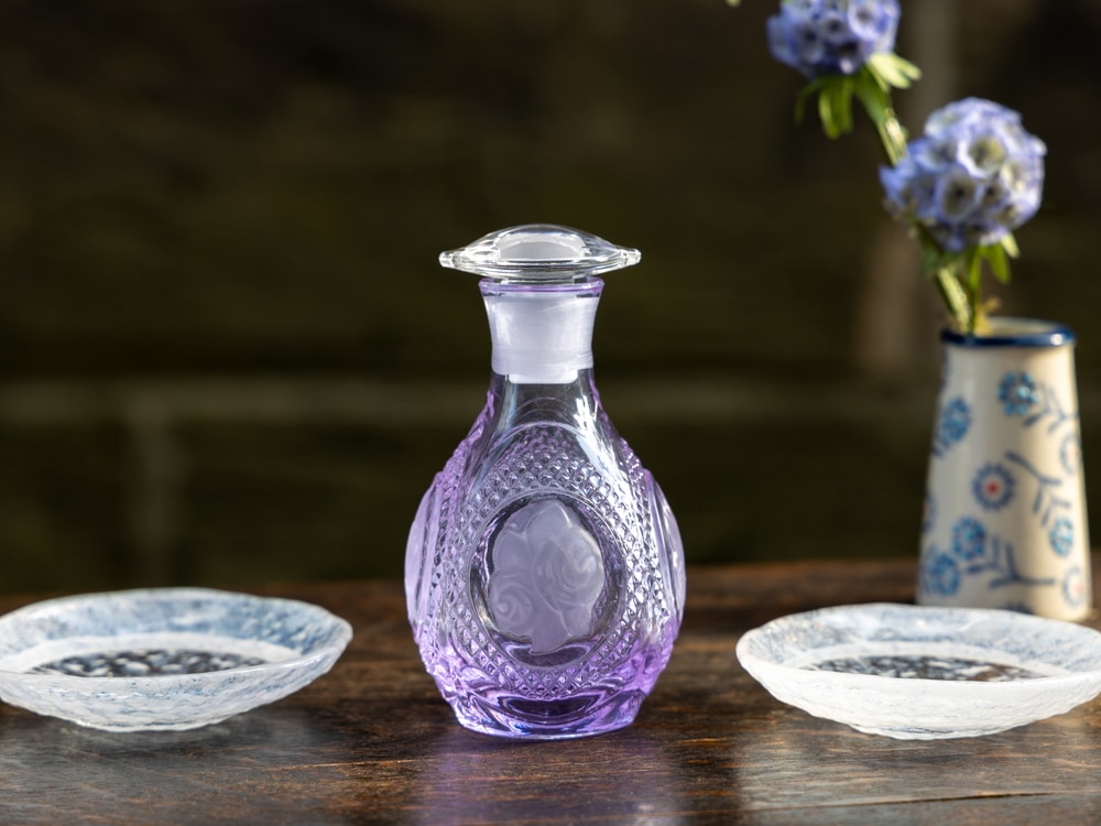 バラ柄醤油差し大 | 北一硝子 まごころお届け便