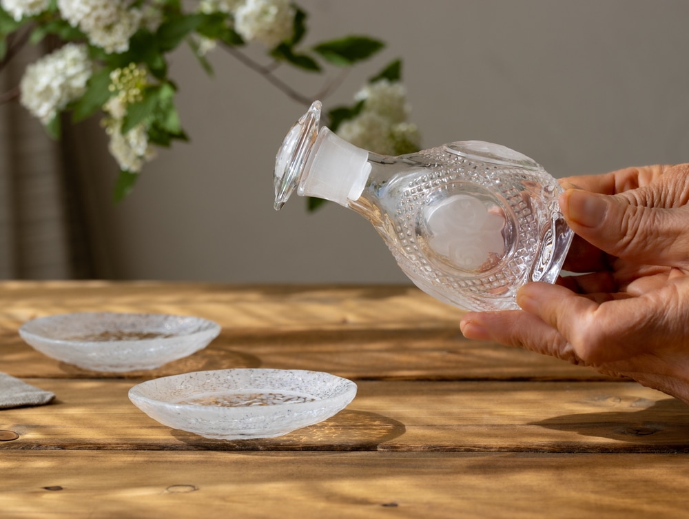 バラ柄醤油差し大 | 北一硝子 まごころお届け便