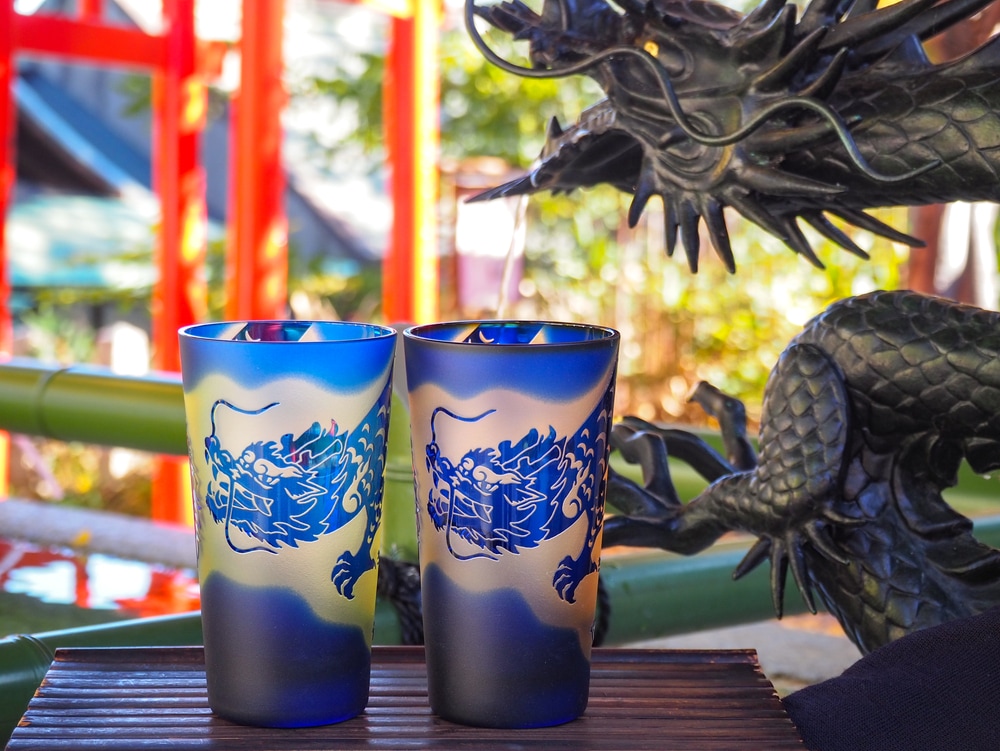 月見龍 タンブラー | 北一硝子 まごころお届け便