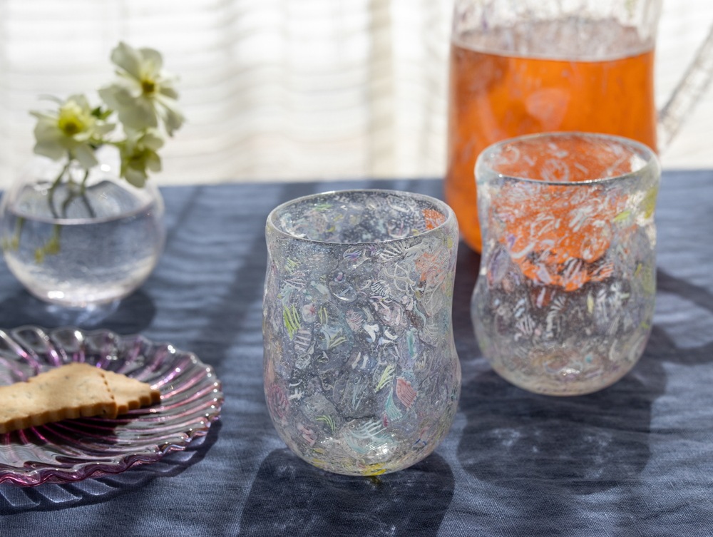 オーダー品　ぷりりんさま専用　古材 レトロガラス フレーム ステンドグラス風装飾ガラス(ブリリアントモーメント) K30｜オーダー