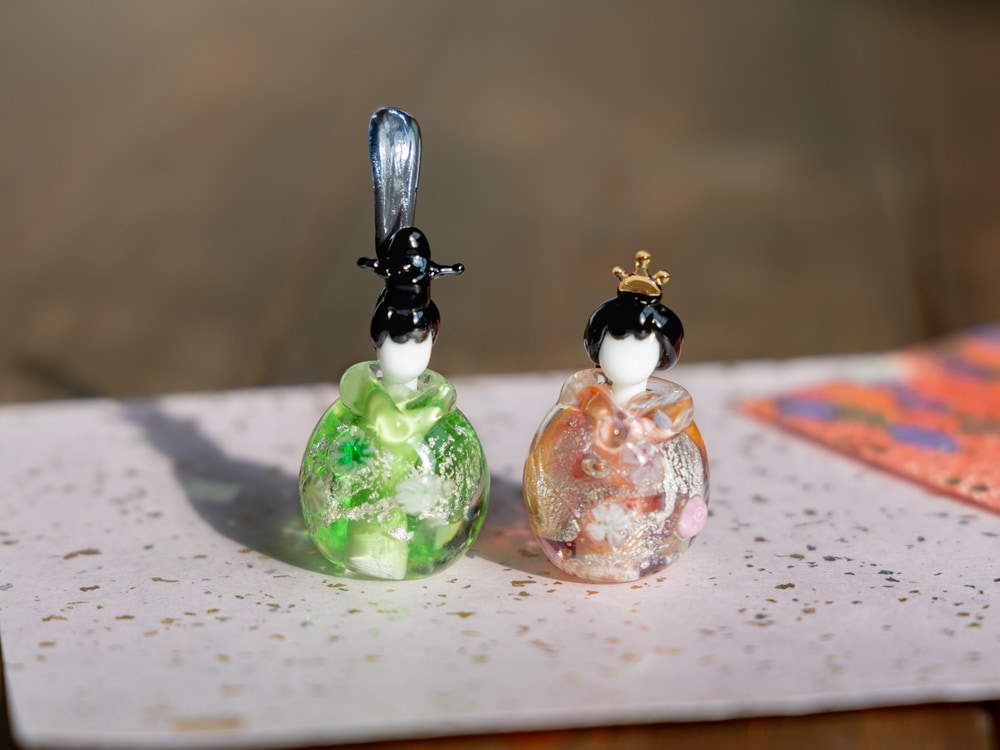 ☆硝子のお雛様 《郵送料込み 日時指定不可》 | 北一硝子