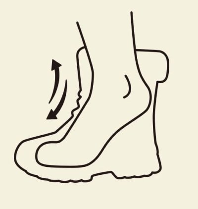 脱ぎ履きが驚くほどスムーズ！