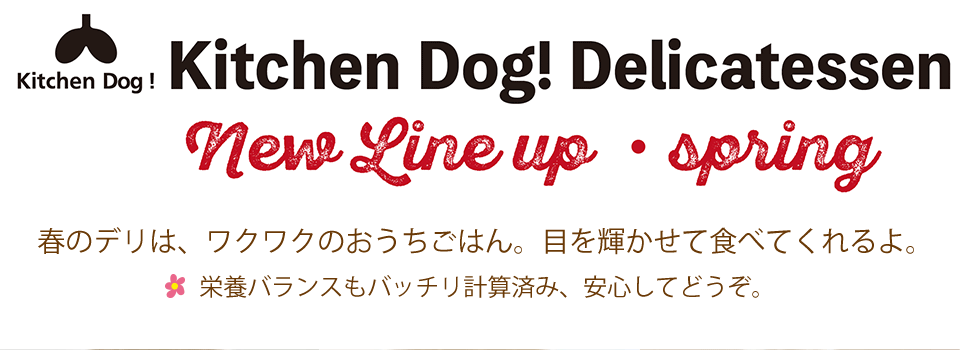 21 シーズンデリ 春 Kitchen Dog キッチンドッグ 犬の手作りごはん