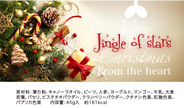 クリスマスビスケット：Jingle of stars