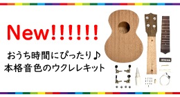 世界にひとつのmyukuleleを U Kit 手作りウクレレキット ソプラノサイズ ウクレレ専門店 Kiwaya公式通販