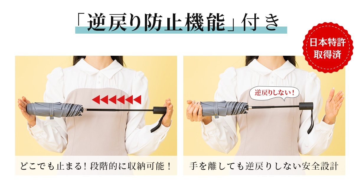 逆戻り防止機能