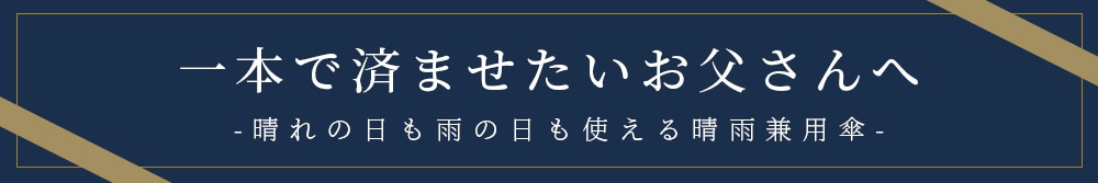 1本で済ませたい