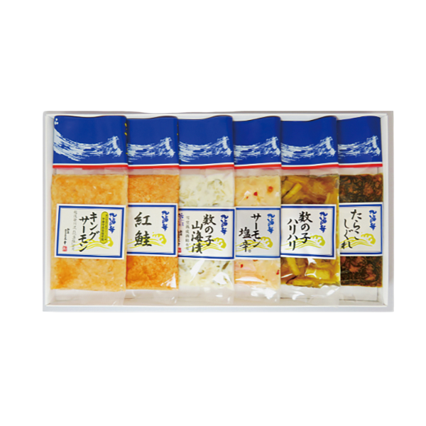 新潟の味　鮭と珍味の６点セット