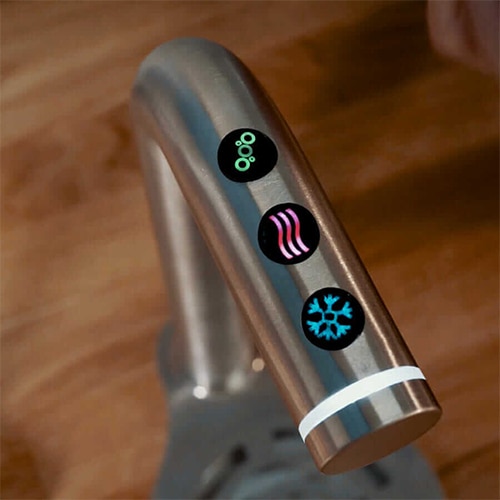 1つの蛇口から3種類を供給