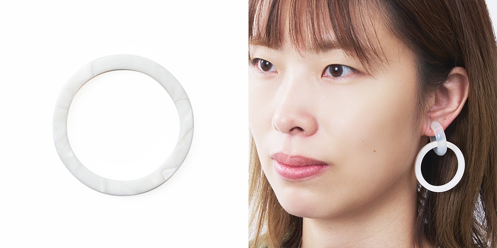 acrylic GUM EARRING 2190 アクリリック　ガム　イヤリング ゴム　いやりんぐ　アクセサリ