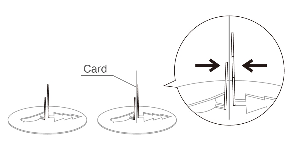 あやせものづくり研究会 Ori 野口製作所 銅 カードスタンド リス クリップスタンド