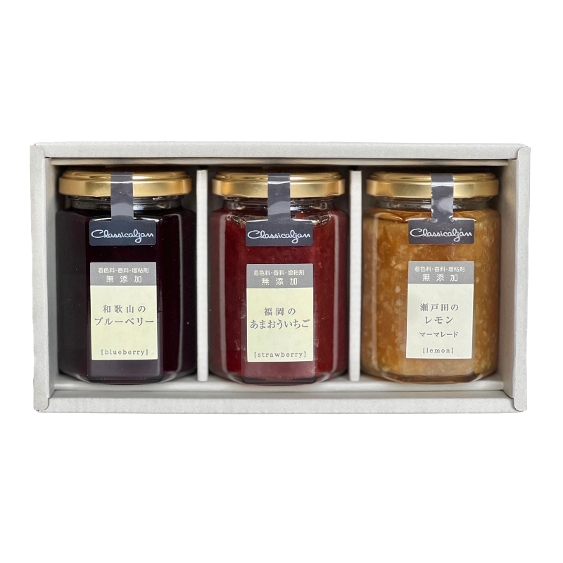 千総｜定番ジャム 3本ギフト |すべての商品 | 神戸紅茶オンラインショップ