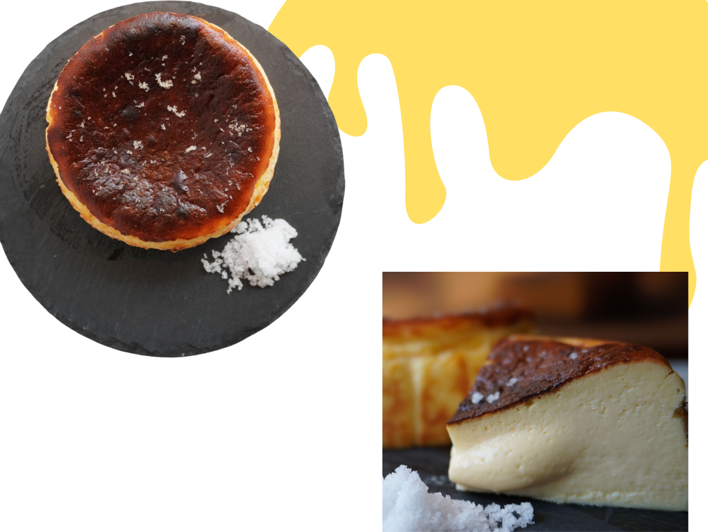 塩バスクチーズケーキ