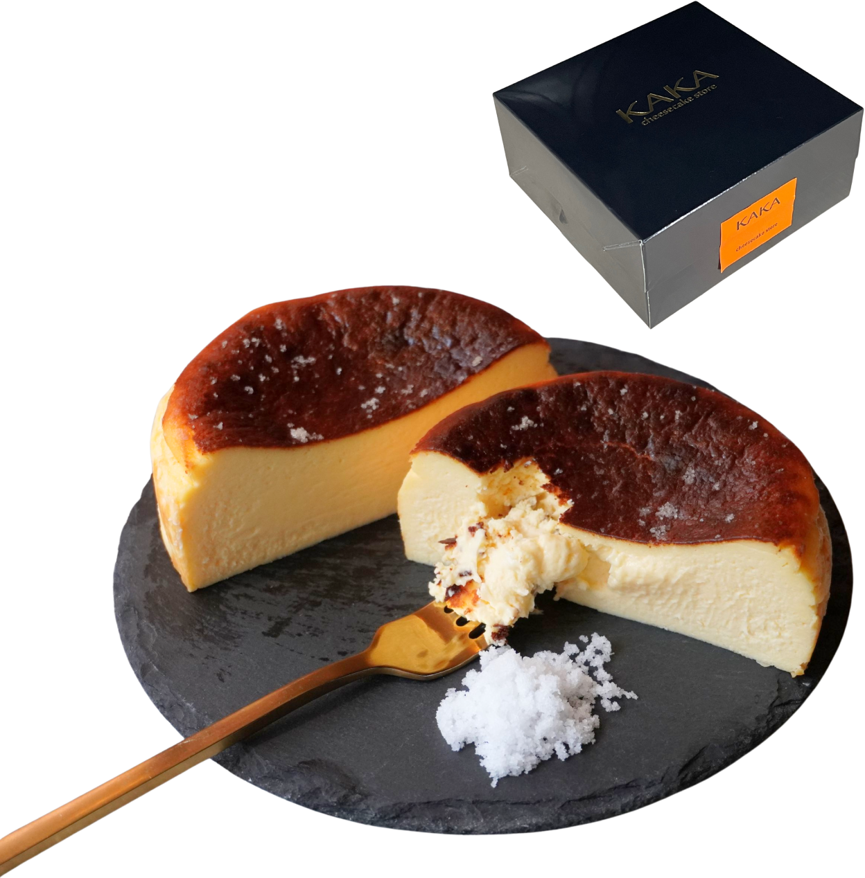 塩バスクチーズケーキ