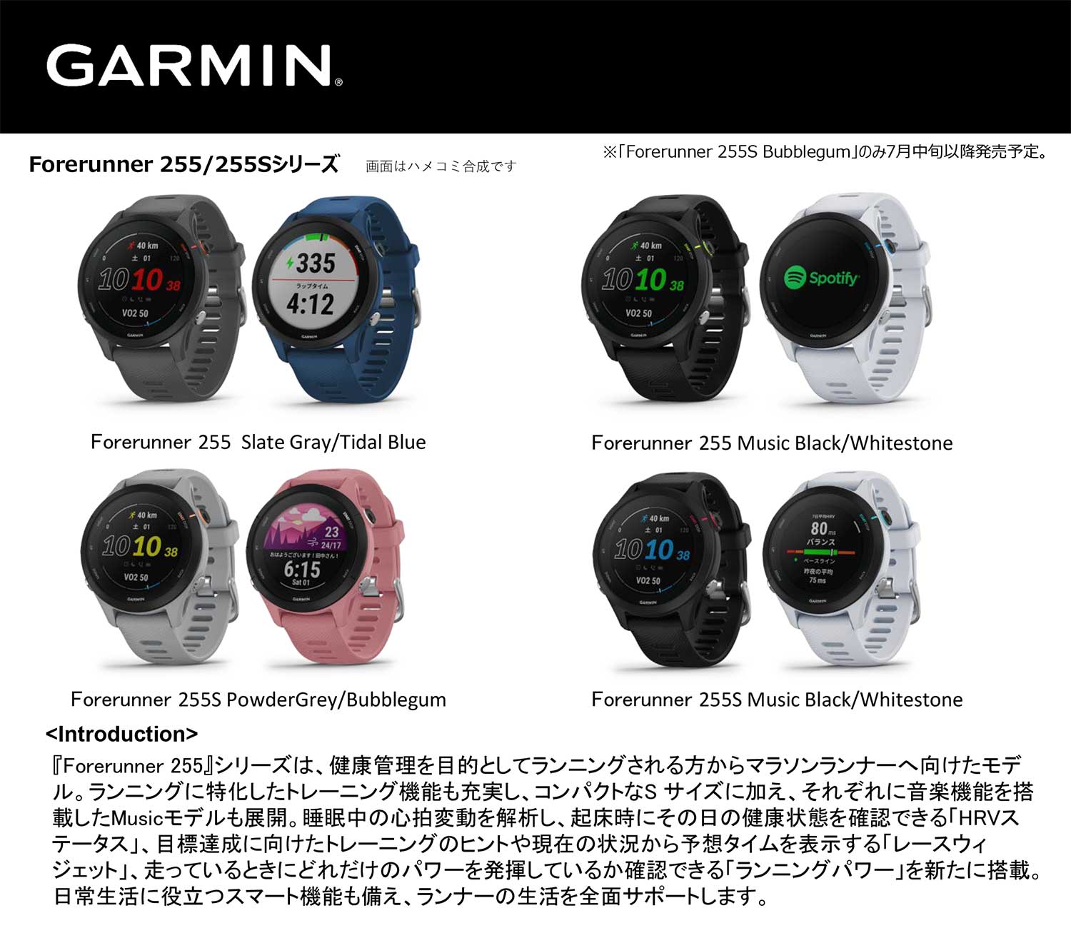 定休日以外毎日出荷中] GARMIN ガーミン Forerunner 255 フォアランナー Tidal Blue 010-02641-52  fucoa.cl