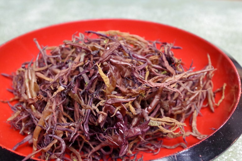 つるつる食感の決め手は青森県産の布海苔