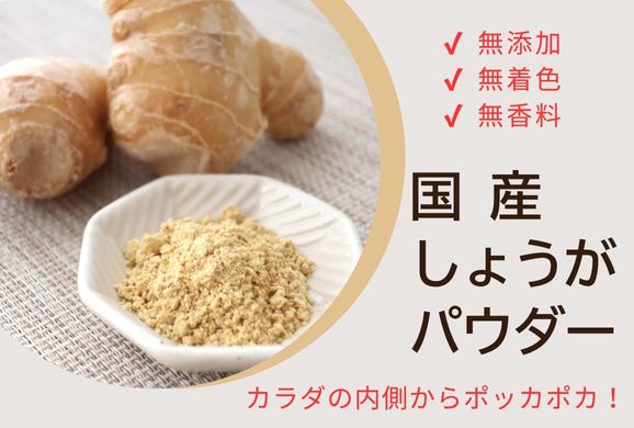 国産しょうがパウダー