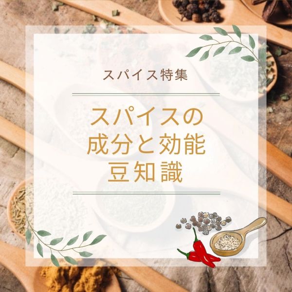 スパイスの成分と効能