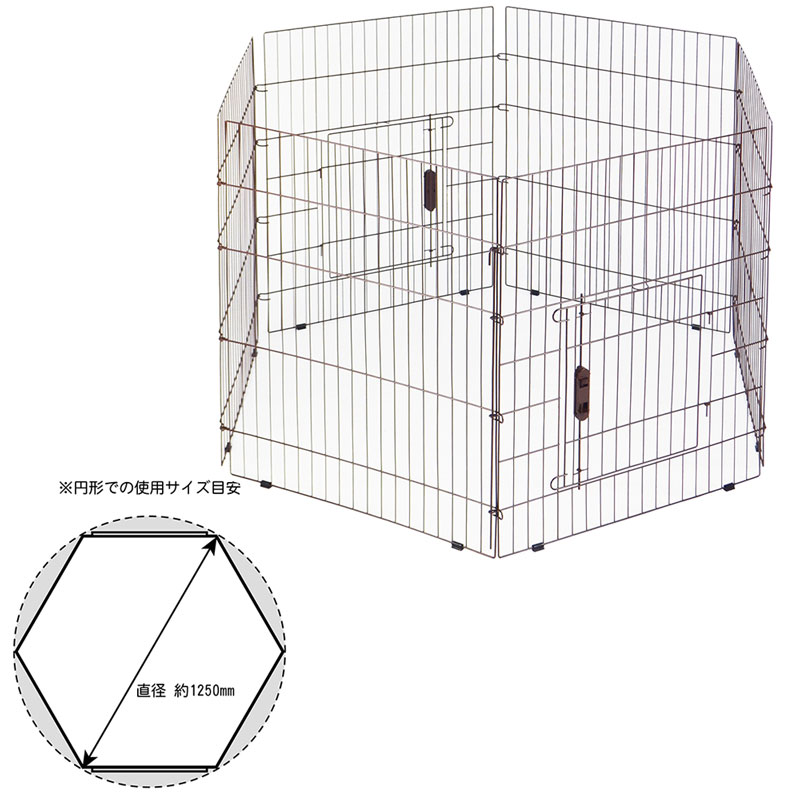 ラビットワンタッチサークル円形使用