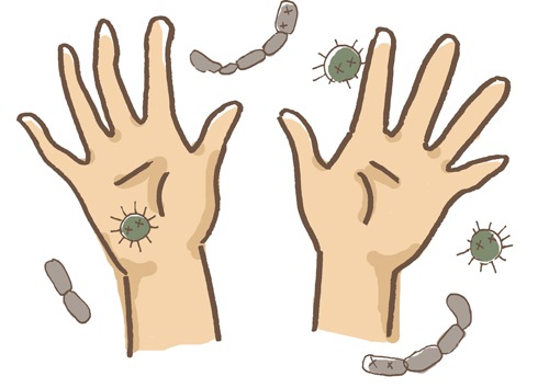 手の除菌