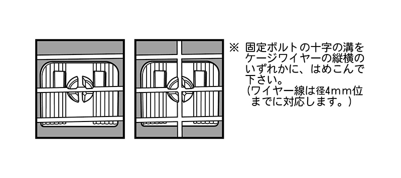 ワンタッチ固定食器
