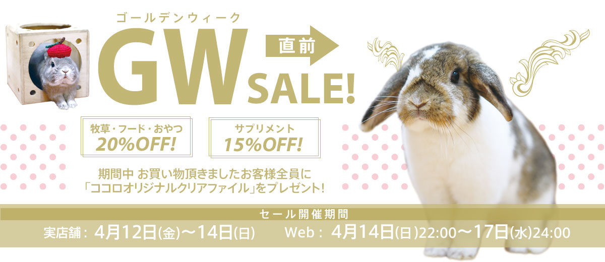 うさぎ用品とうさぎケアの専門店ココロのおうち |