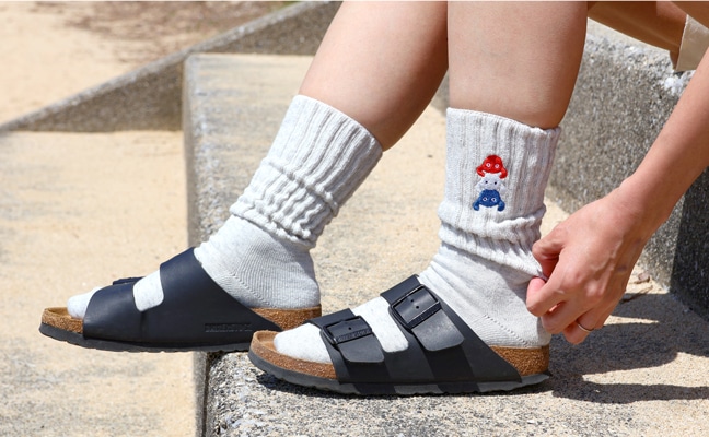 Kids Kith 3M 60 半袖 ソックスセット 【KITH】新品未使用　ロンパース 専用 3-Pack Japan Kith – Multi - Socks Crew ロンパース・カバーオール