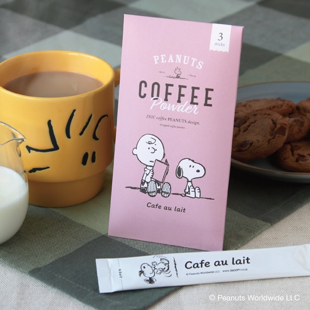 Peanuts Coffee 3p カフェオレ スヌーピー スティック型プレミアムインスタントコーヒー