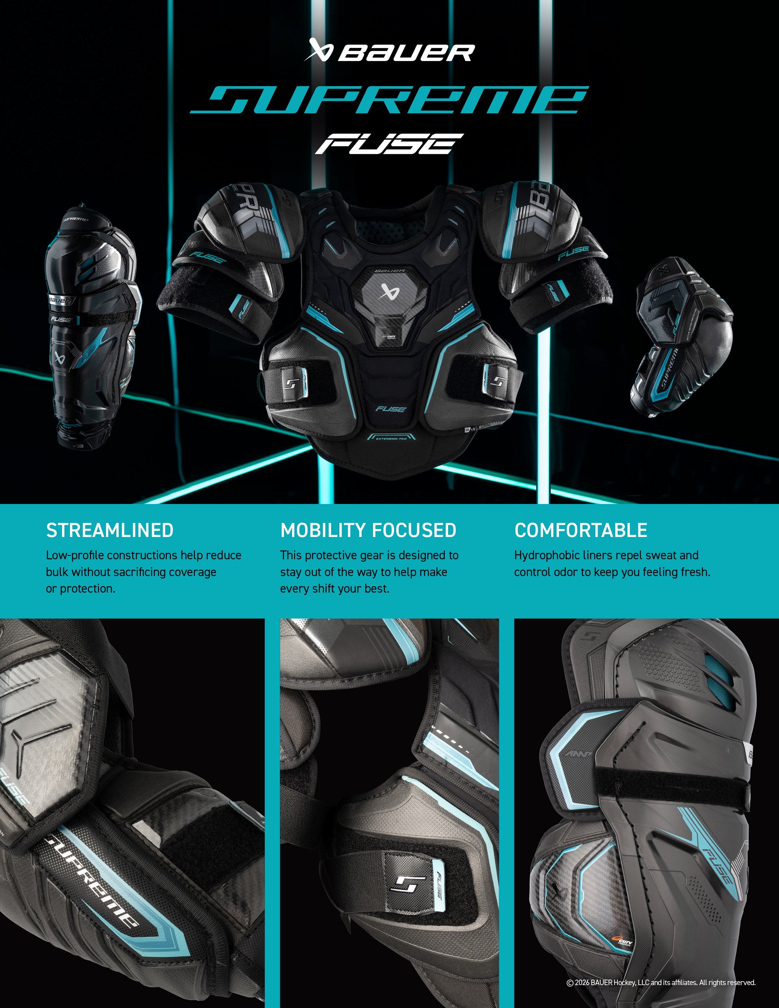BAUER SUPREME FUSE Features