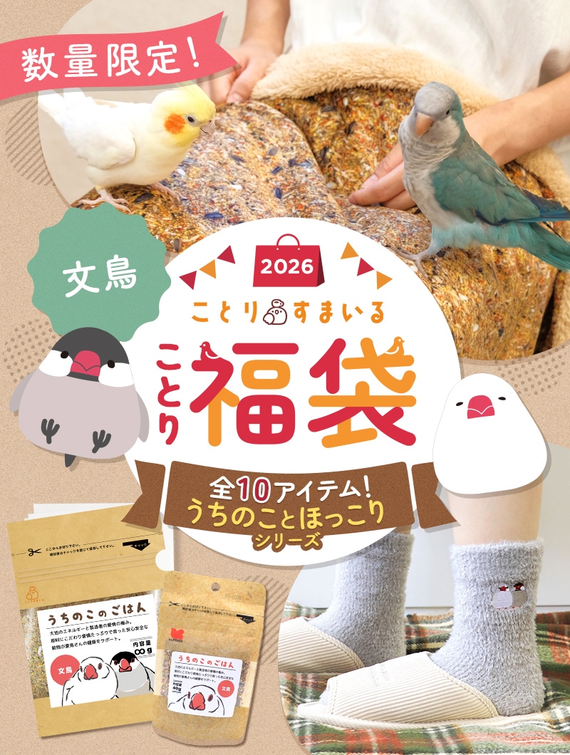 数量限定／ことり福袋2026☆うちのことほっこりシリーズ 文鳥 全10点