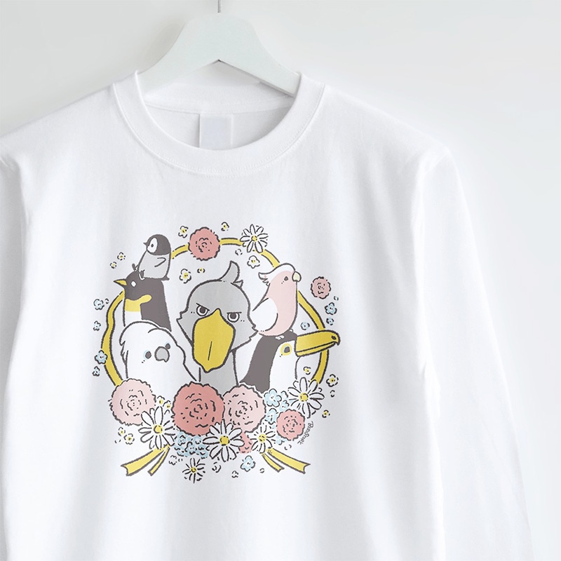 ことり長袖Tシャツ