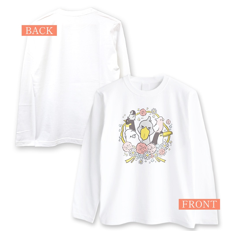 ことり長袖Tシャツ