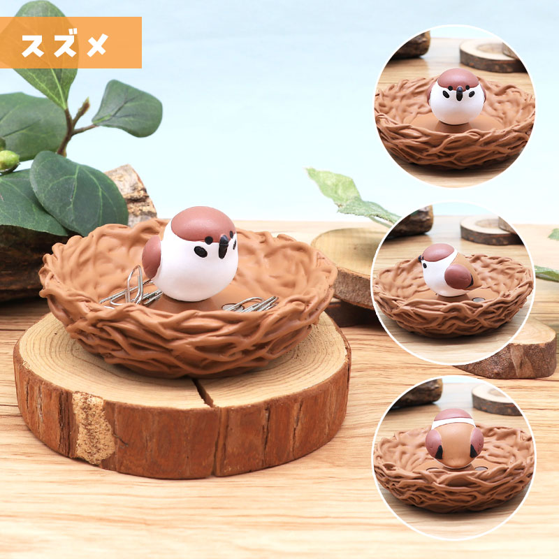 鳥のクリップホルダー