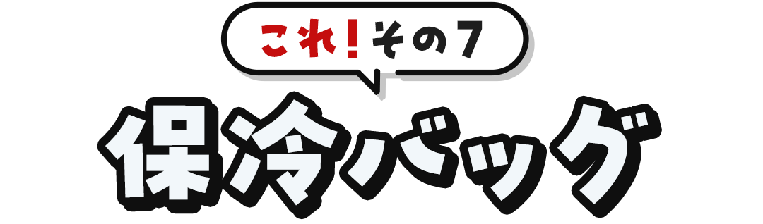 これ！その7	保冷バッグ