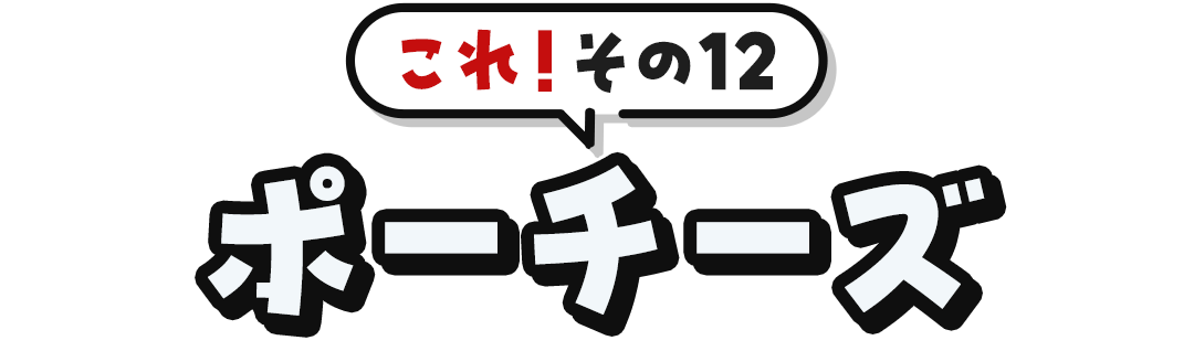 これ！その12	ポーチーズ