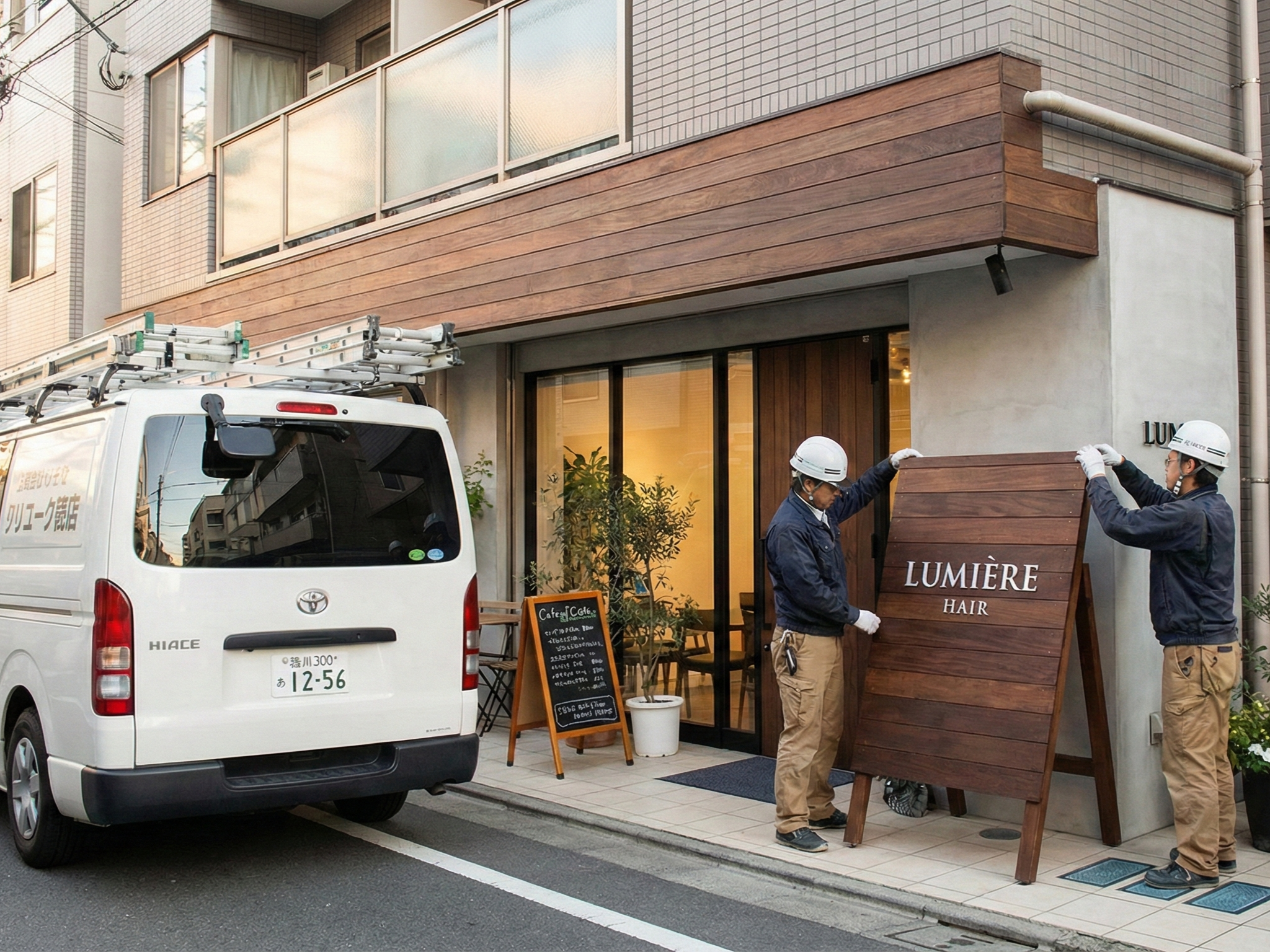 看板施工のイメージ